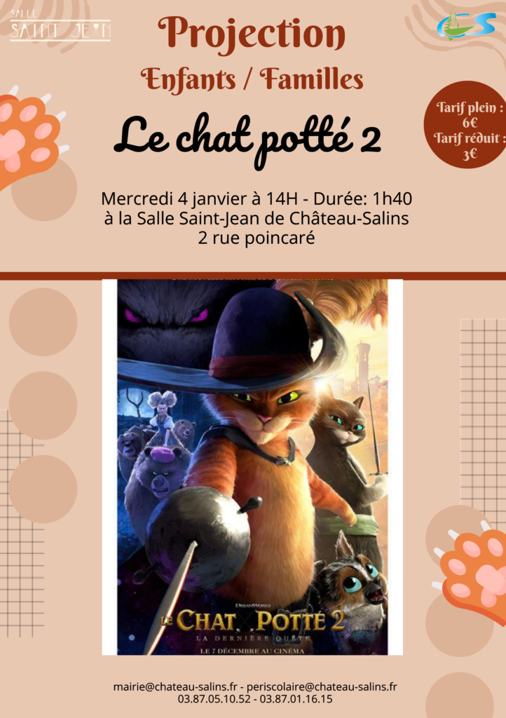 chat potté 2 cinema